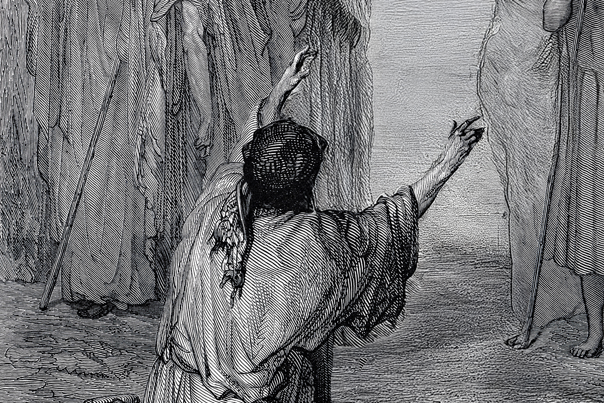Jesús sana al sordo y al ciego