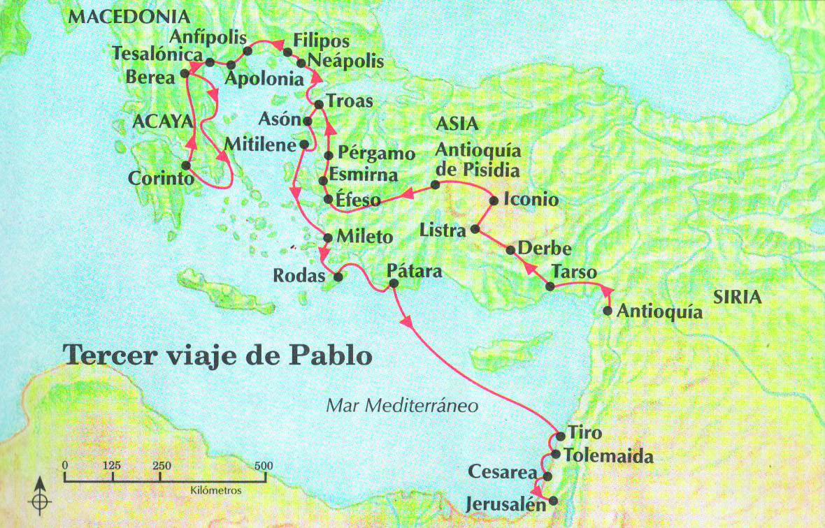 El tercer viaje de Pablo