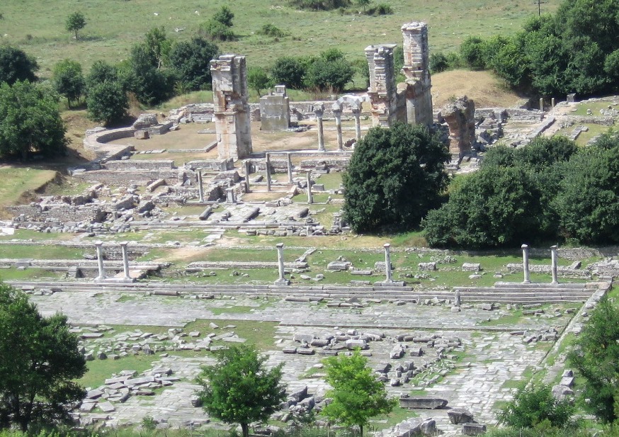 Vista de la antigua Filipos (foto cortes&iacute;a de Eric McLeod)